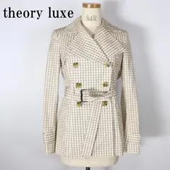 LA1516 theory luxeセオリーリュクス トレンチコートベージュ38