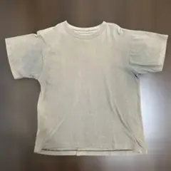 90s カーキ 鬼フェード 無地t