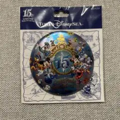 東京ディズニーシー 15周年 缶バッジ