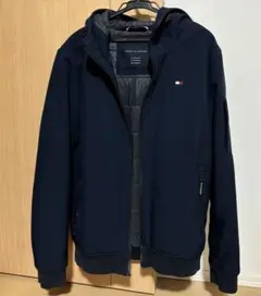 TOMMY HILFIGER ネイビー フード付きジャケット S
