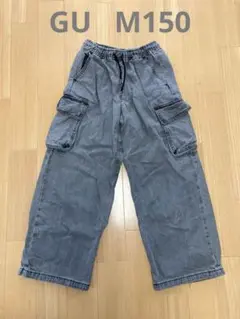 GU M150 デニムカーゴパンツ