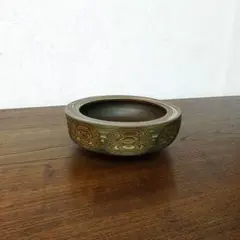 常滑焼　小西洋平　練込　灰皿