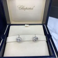 Chopard ショパール WG ハッピーダイアモンド ピアス