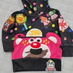 ジャム ドットフード付きトレーナー