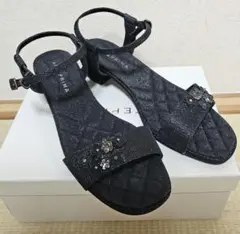 ANTEPRIMA　サンダル　ブラック　24cm