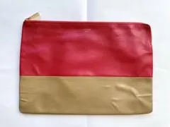 CELINE バイカラー クラッチポーチ