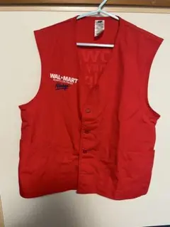 WAL-MART ウォルマート ベスト 赤色