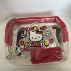 Hello Kitty 裁縫セット クリア/赤