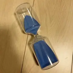 砂時計　ディスプレイ　青