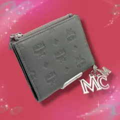 《超美品》 エムシーエム 二つ折り財布 コンパクトウォレット ヴィセトス