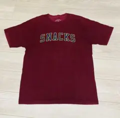 QUARTER SNACKS バーガンディ Tシャツ L