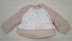 未使用／MIKI HOUSE／ミキハウス／食事エプロン【袖あり】