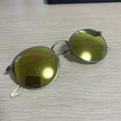 Ray-Ban ラウンドメタル イエローレンズ