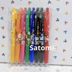 ゼブラサラサクリップのスヌーピー　限定品　8本セット