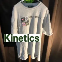 Kinetics グレー オーバーサイズ Tシャツ スケーター ストリート