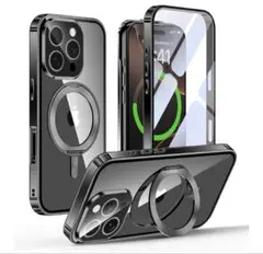 iPhone16ProMax ケース 両面保護 MagSafe対応 Gunwon