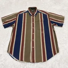 TOMMY HILFIGER ☆ 半袖シャツ ストライプシャツ 90s OLD