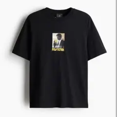 パルプ・フィクション H&M プリントTシャツ ブラック　90s 映画