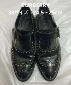 バーバリー Burberry 革靴 定価8万 25cm イタリアサイズ38
