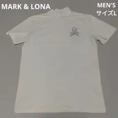 MARK & LONA マークアンドロナ メンズ モックネック ホワイト L
