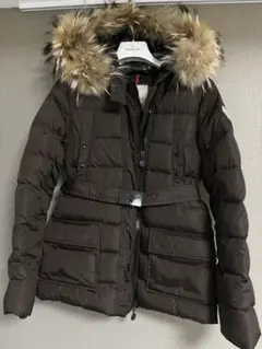 モンクレール moncler MEL ショートダウン ファー ブラウン 0 S