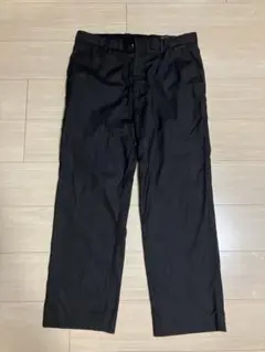 BANANA REPUBLIC ストライプスラックスW35/L30 ブラック