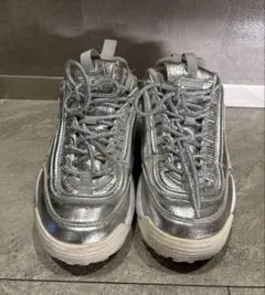 FILA DISRUPTOR II フィラ ディスラプター2 メタリックシルバー