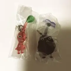 ピクミン　めじるしアクセサリー　赤　岩　2個セット　ガチャ