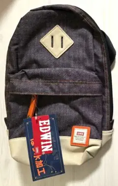 【新品未使用】EDWIN デニム バック 斜めがけ ワンショルダー リュック