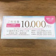 品川スキンクリニック ご利用券