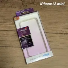 新品未開封ELECOM HYBRID CASE iPhone 12miniケース
