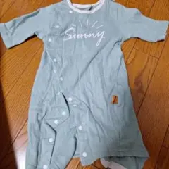 ミントグリーン Sunnyロンパース 60-70cm