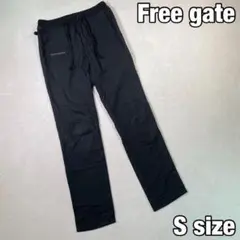 【Free gate】ストレートパンツ ウール配合 ブラック メンズ S Y2K