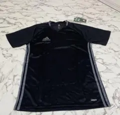 adidas ブラック/グレー Lサイズ シャツ