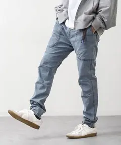 新品 GERRY シャンブレー ポプリン キャンプ クライミング パンツ