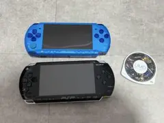 PSP本体 ブルー・ブラック 2台セット UMD付き