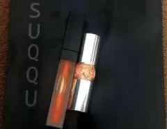 SUQQUリップグロスとイブサンローランリップとSUQQU袋