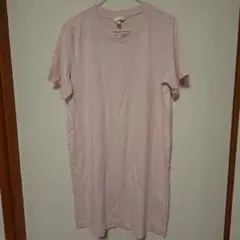未使用 エイチアンドエム ワンピース Tシャツ ピンク スカート レディース