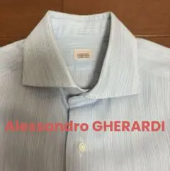 Alessandro GHERARDI✨ワイドカラー長袖シャツ　Ｓ