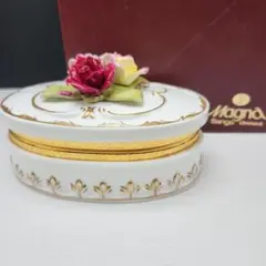 サンゴー　サンゴーマグナ　ジェルボックス　ジュエリーボックス　バラの陶花　新品