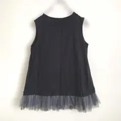 nor label トップス　タンクトップ　フリル　レース