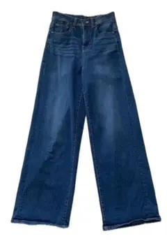 ワイドパンツ バギー パンツ ジーンズ NAVY JEANS 58 デニム