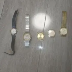 時計　腕時計　ジャンク品5点