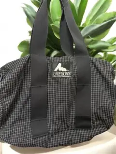 GREGORY USA製 旧ロゴ ボストンバッグ 黒白XS (Spectra)