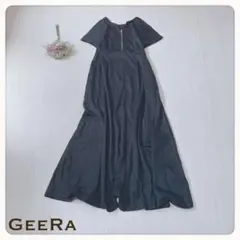 ♢【前後2way】ギーラ GeeRA 前後2way ハーフジップ 半袖ワンピース
