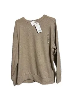 新品UNIQLO ベージュ 長袖カットソー XL