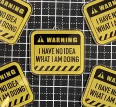 【プラ板】WARNING