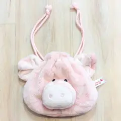 NICI　ニキ　フェイスポーチ　巾着　ピンクピッグ　豚
