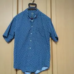 【美品】Dockers 幾何学模様 半袖シャツ