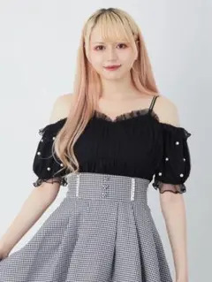 オフショルチュールTOPS　アンクルージュ　ａｎｋｒｏｕｇｅ